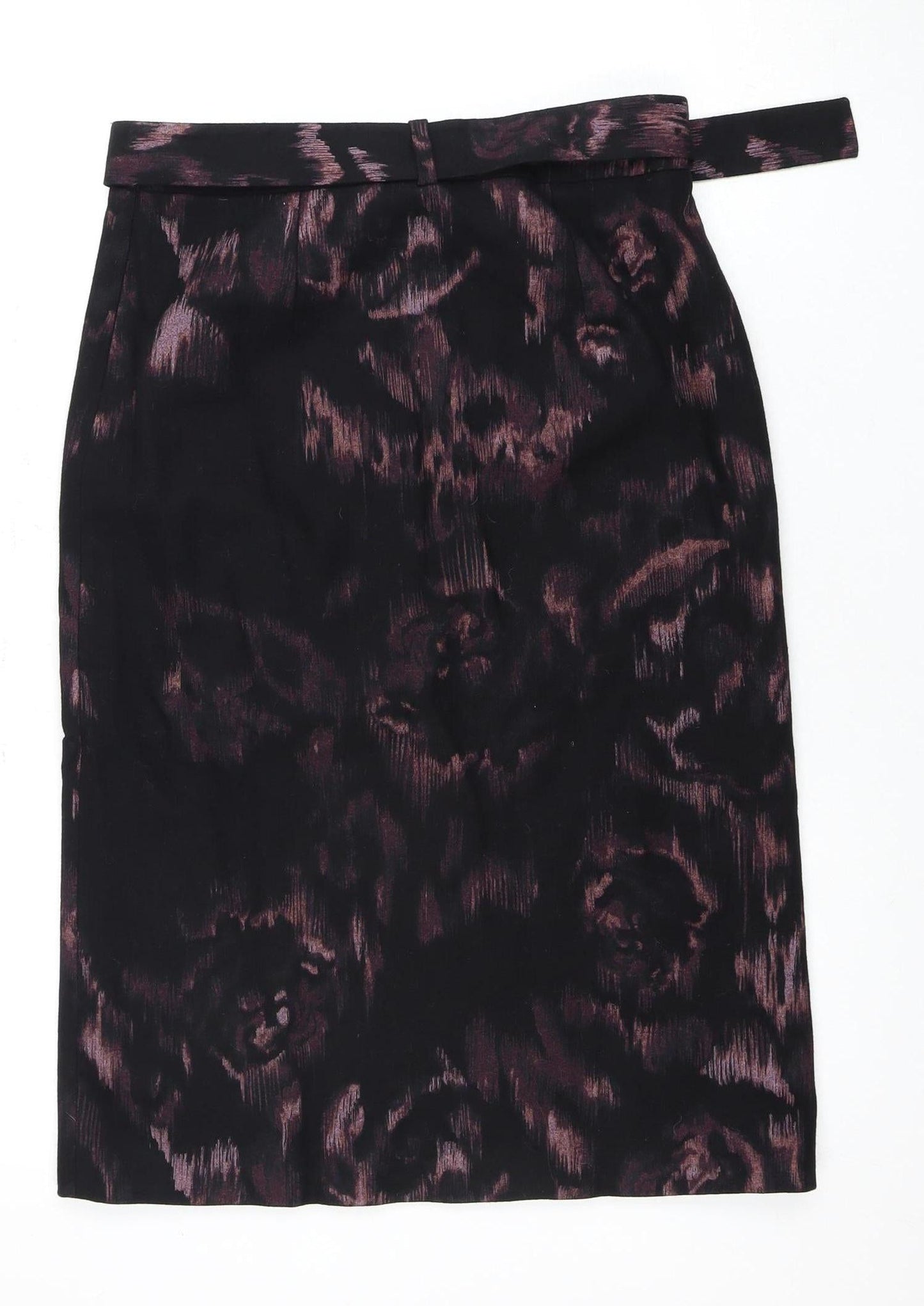Jigsaw Women's Black Floral Pencil Skirt Size 10