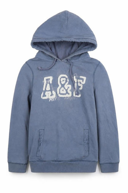 Abercrombie & Fitch Boys Blue Pullover Hoodie Size M