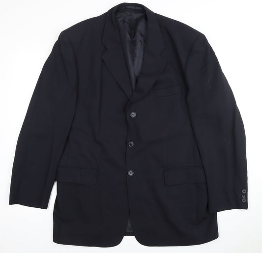Pierre Cardin Men's Blue Suit Jacket Size 42R Classic Fit