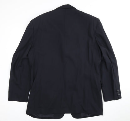 Pierre Cardin Men's Blue Suit Jacket Size 42R Classic Fit