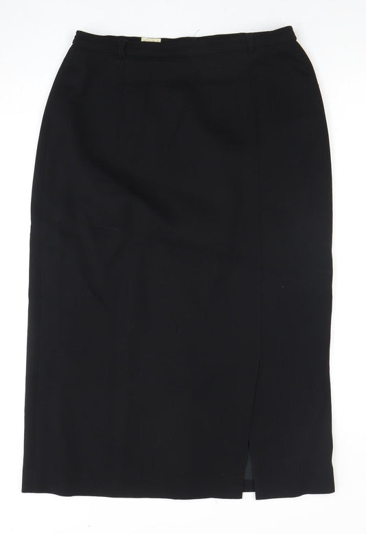 Viyella Women's Black Pencil Skirt Size 10