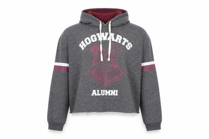Primark Harry Potter Women's Grey Hoodie, Size 18, Hogwarts Design