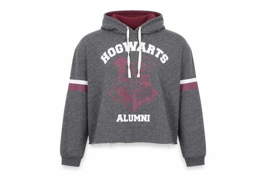 Primark Harry Potter Women's Grey Hoodie, Size 18, Hogwarts Design
