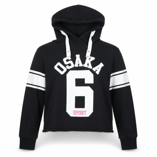 Superdry Women's Black XS Pullover Hoodie with Logo