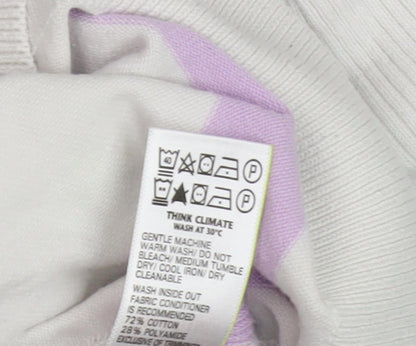 Marks & Spencer Women's Multicoloured Striped Pullover - S