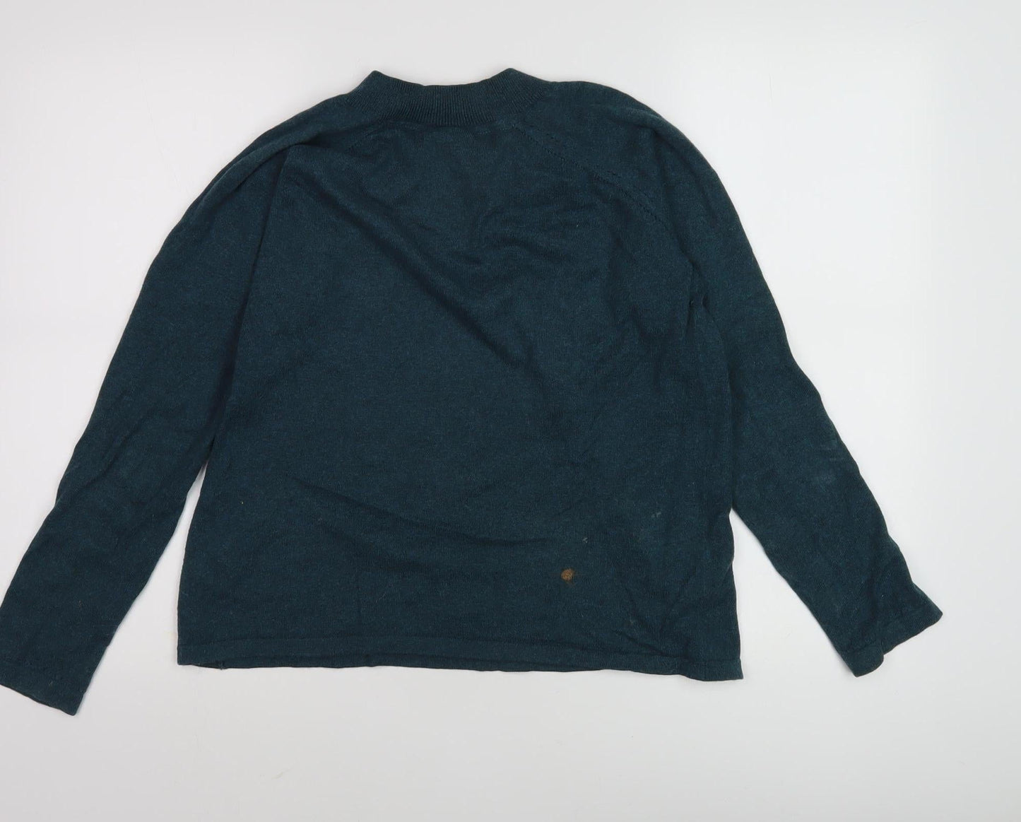 Thought Women's Green V-Neck Jumper, Size 10