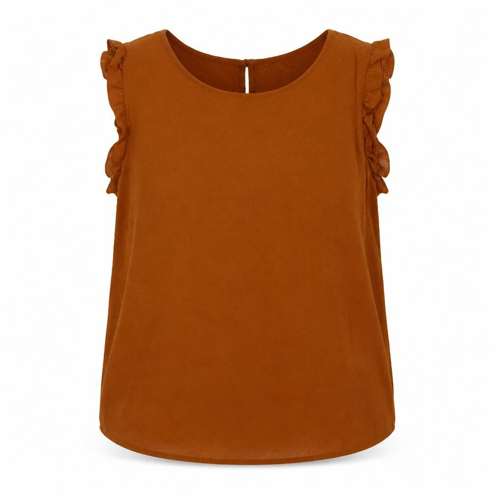 Clockhouse Women's Brown Blouse Size 8, Casual Style