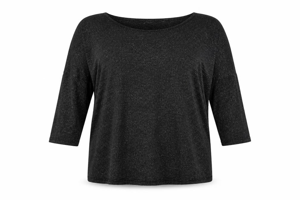 Marks & Spencer Women's Black 3/4 Sleeve Top Size 16
