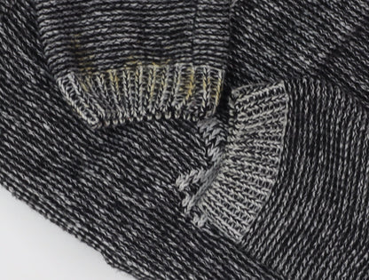 QED London Women's Grey Owl Knit Jumper S