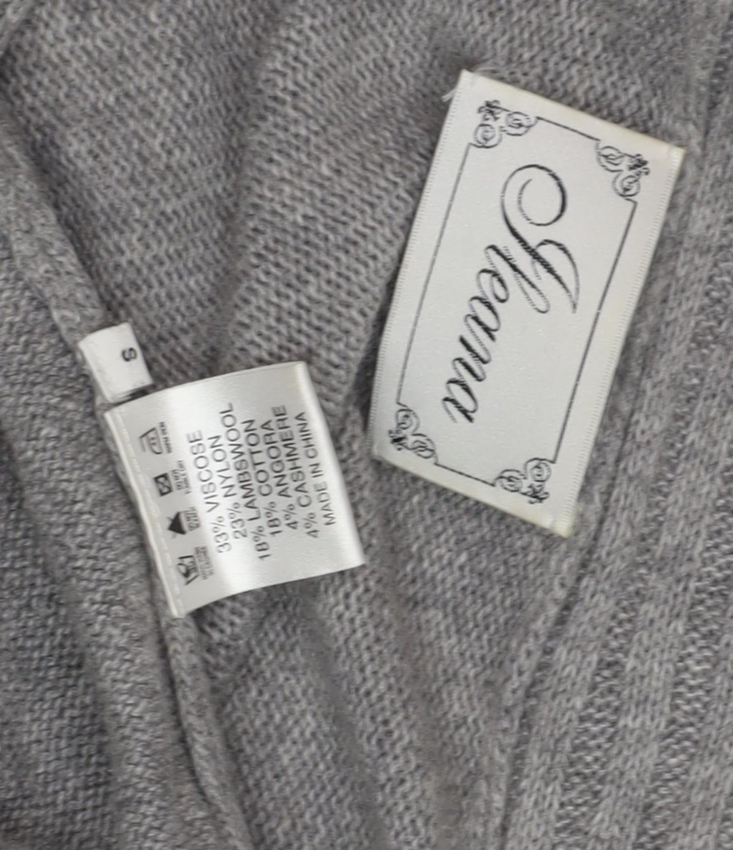 Heana Women's Grey Cardigan, S, Casual Wear
