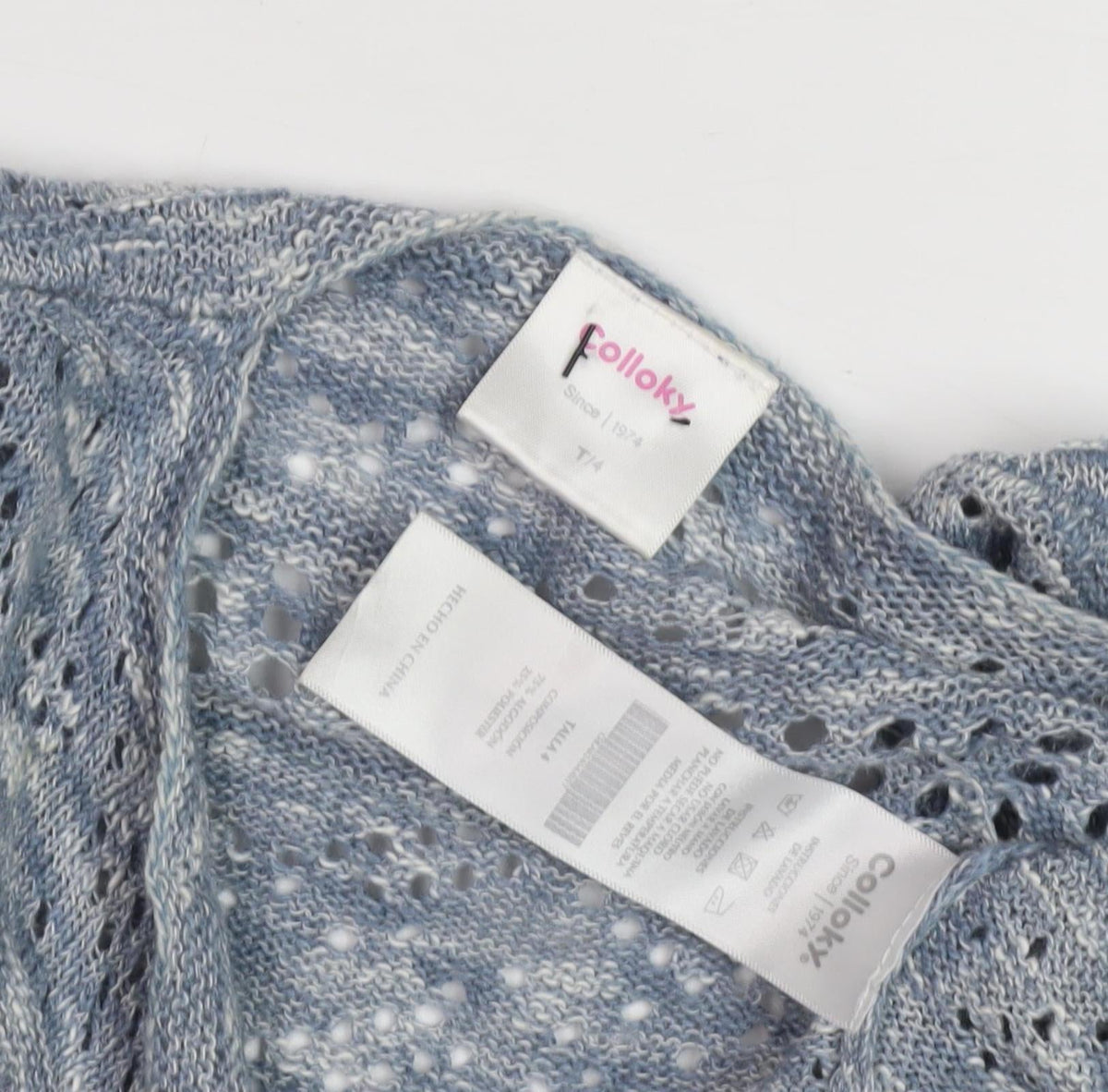 Colloky Girls’ Grey Wrap Jumper 4 Years - Stylish & Lightweight