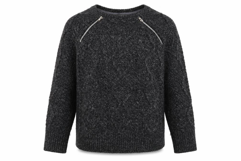 Marks & Spencer Women's Black Crew Neck Pullover Jumper M