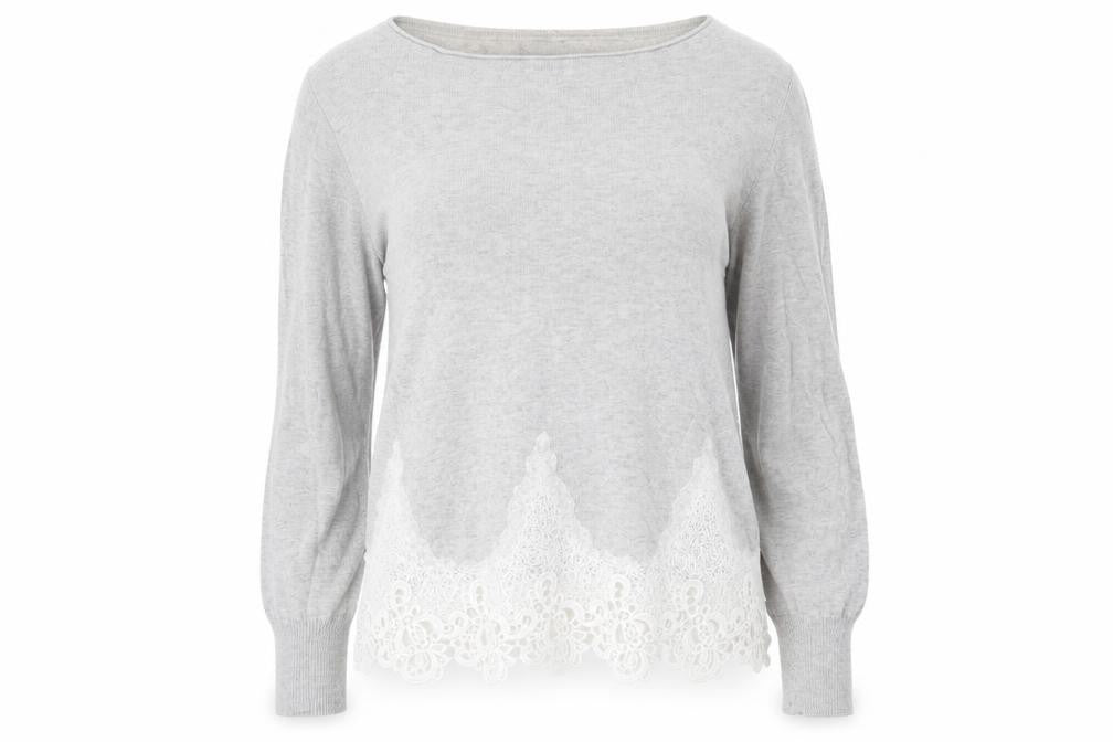 Mint Velvet Women's Grey Pullover Jumper Size 10