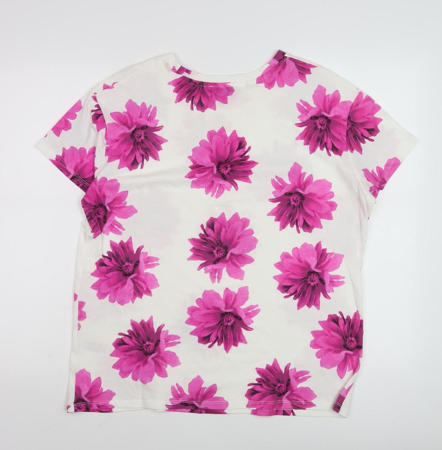 Marks and Spencer Women's Multicoloured Floral T-Shirt, Size 14