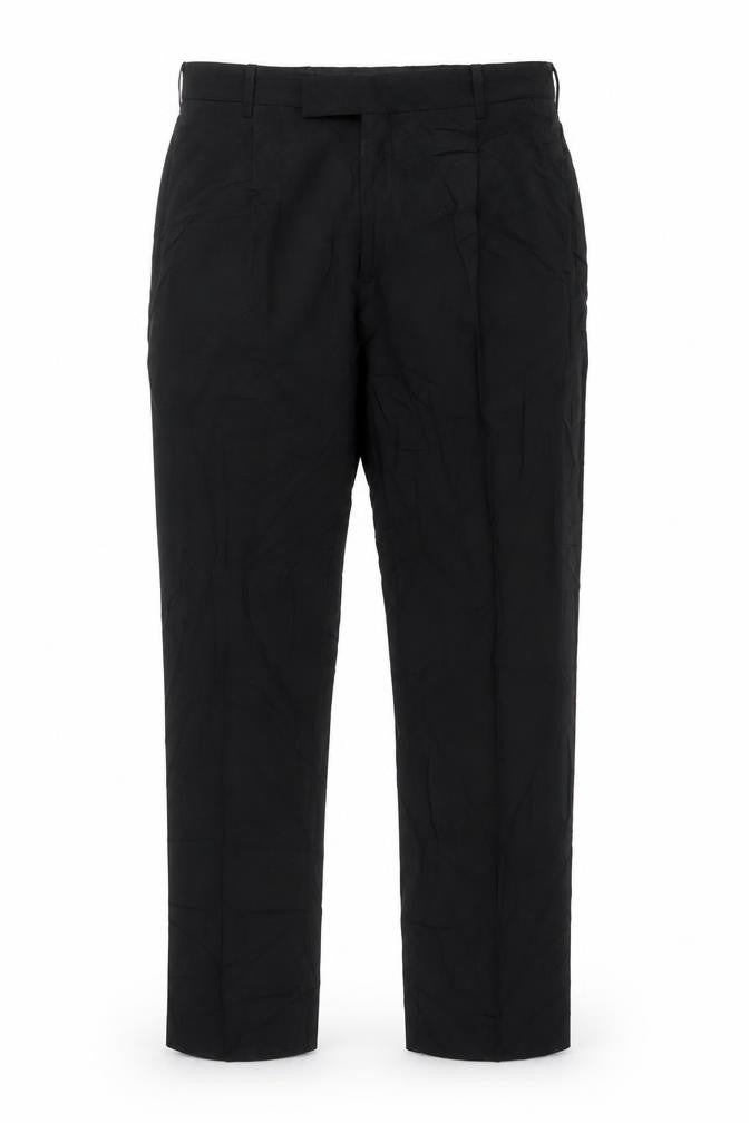 Next Men's Black Trousers, 34S, Wool Blend