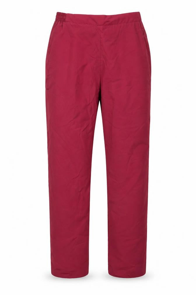 AllSquare Men's Red Trousers, 31 Waist, Straight Leg