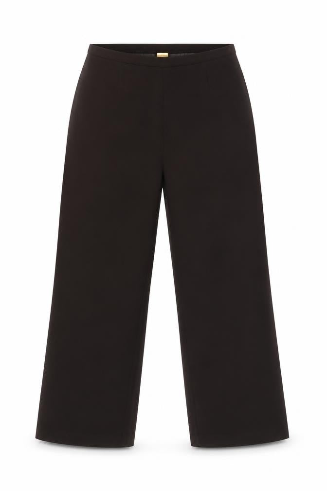 Amaranto Women's Black Trousers Size 14