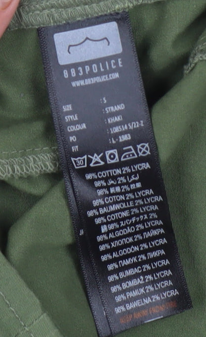 PLCE Men's Green S Basic Jacket with Zipped Pockets