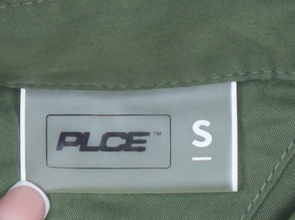 PLCE Men's Green S Basic Jacket with Zipped Pockets