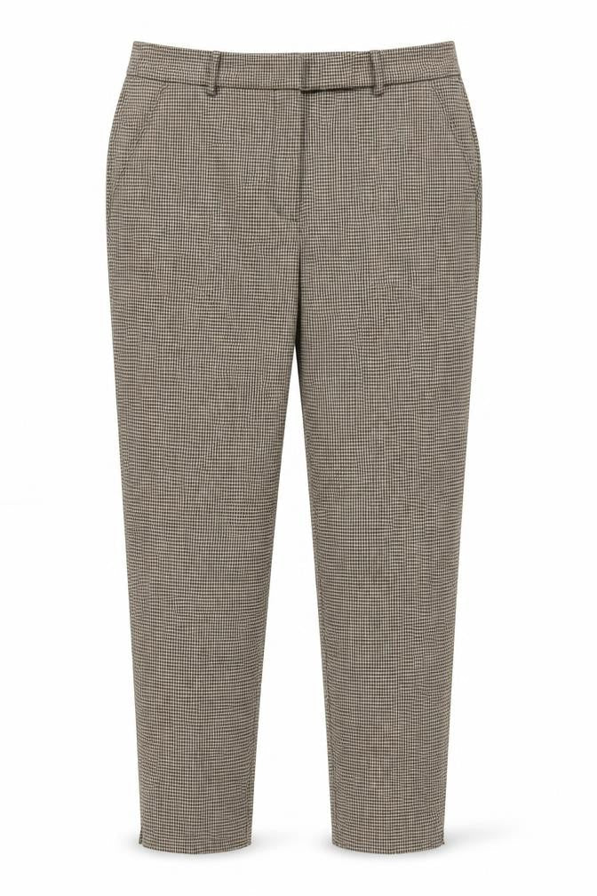 MNG Women’s Multicoloured Houndstooth Trousers