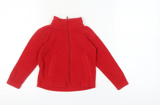 Regatta Professional Girls Red Fleece Jacket, Lightweight, Size 2Y