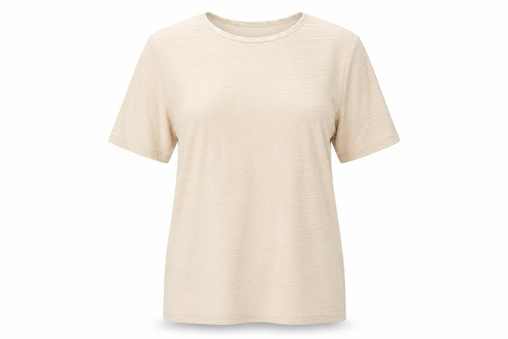 Honor Millburn Women's Beige Short Sleeve Top M