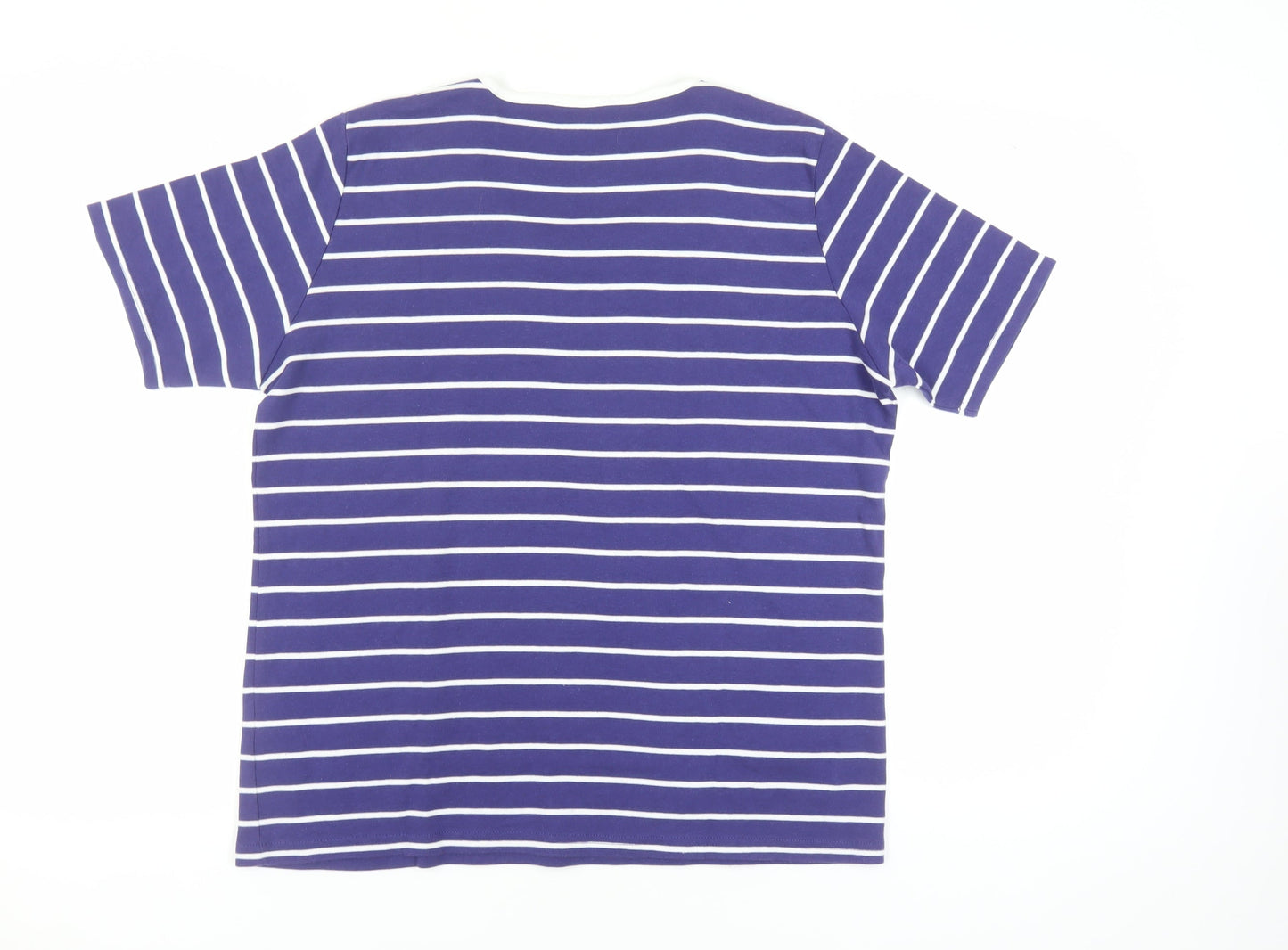 Honor Millburn Women's Blue Striped T-Shirt Size L