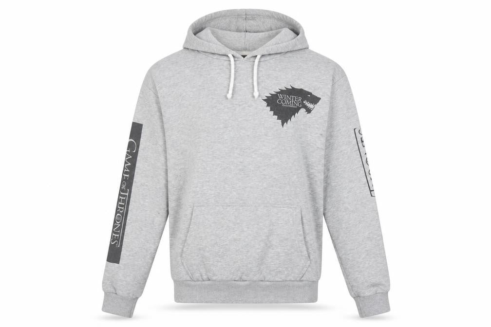 Game of Thrones Grey Pullover Hoodie S Unisex