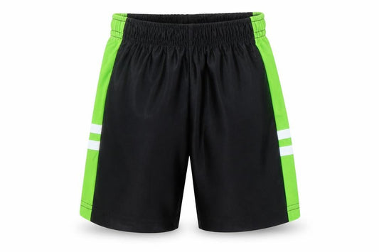 New Balance Kids' Black Green Active Shorts 12M