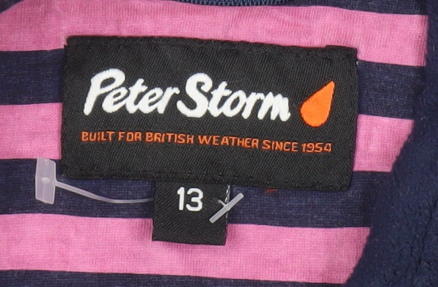 Peter Storm Girls Blue Pullover Hoodie 13-14 Years