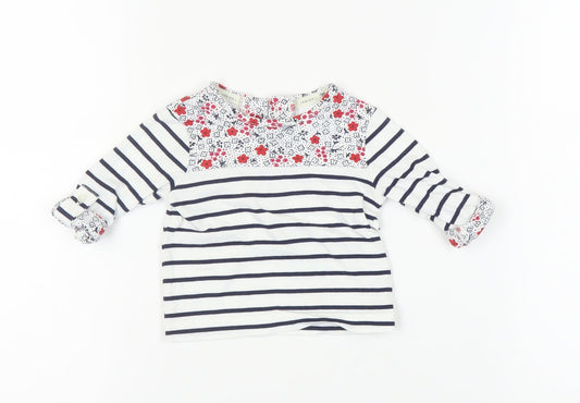 Jasper Conran Unisex Baby T-Shirt 3-6 Months Multicoloured Stripes