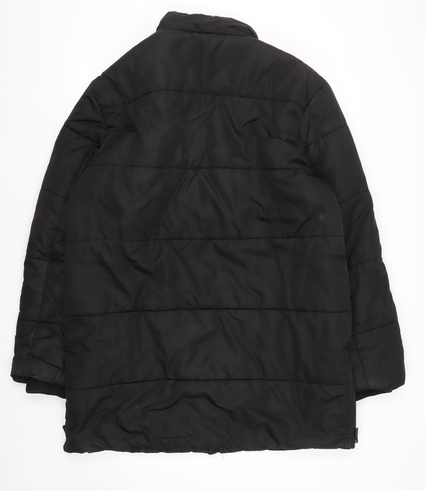 Forest Men's Black Puffer Jacket L Winter Sports