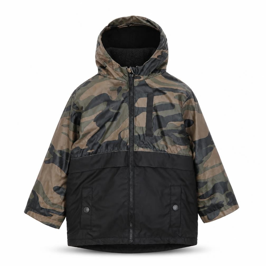 Firetrap Boys Camouflage Rain Coat 2-3 Years