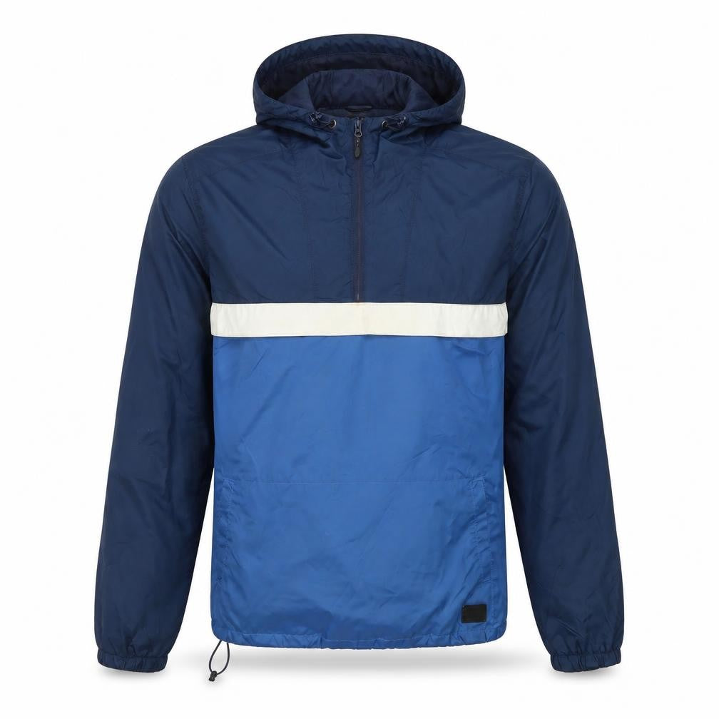 Vans Men's Blue Windbreaker Jacket S Hooded