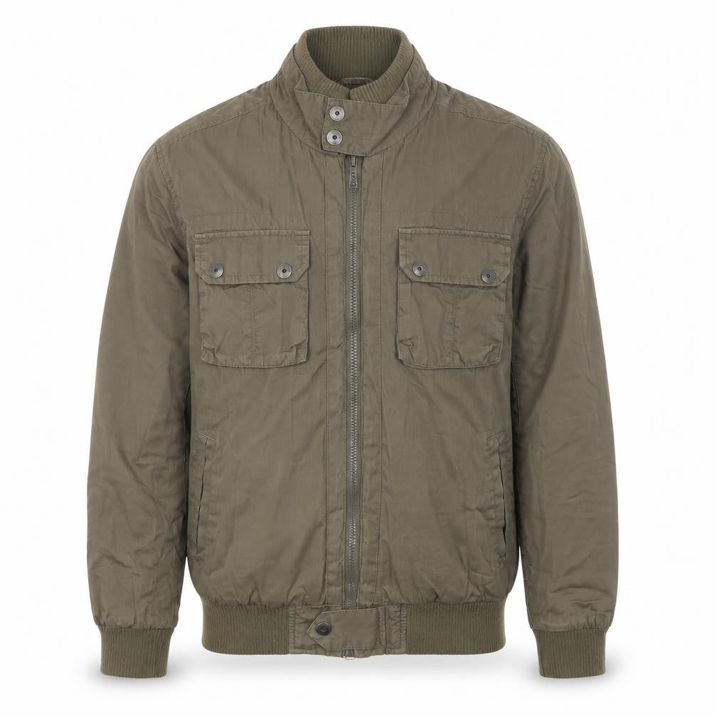 Burton Men's Green Bomber Jacket, Size M