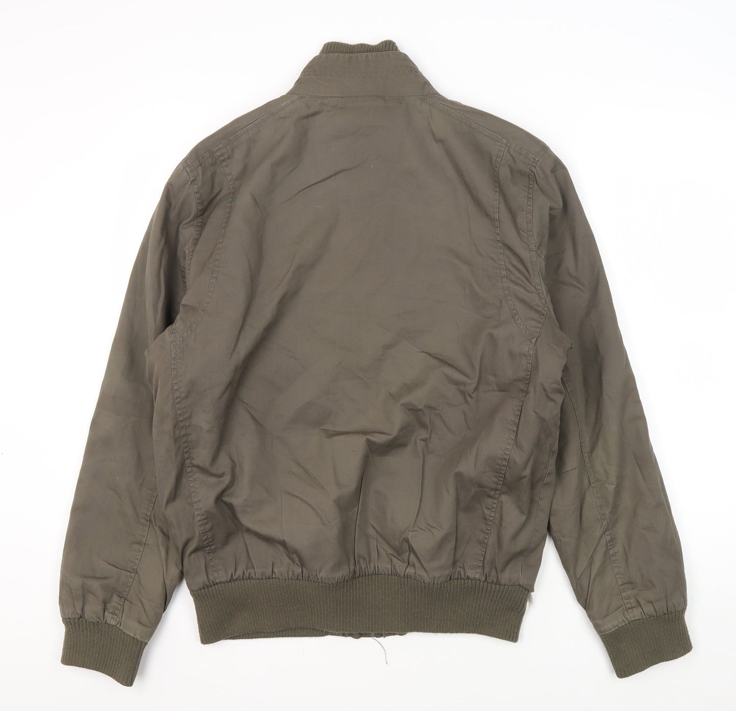 Burton Men's Green Bomber Jacket, Size M