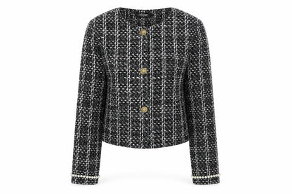 UNIQUE 21 Women's Black Tweed Jacket Size 8