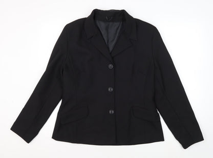 New Look Women's Black Blazer UK 18 Classic Fit