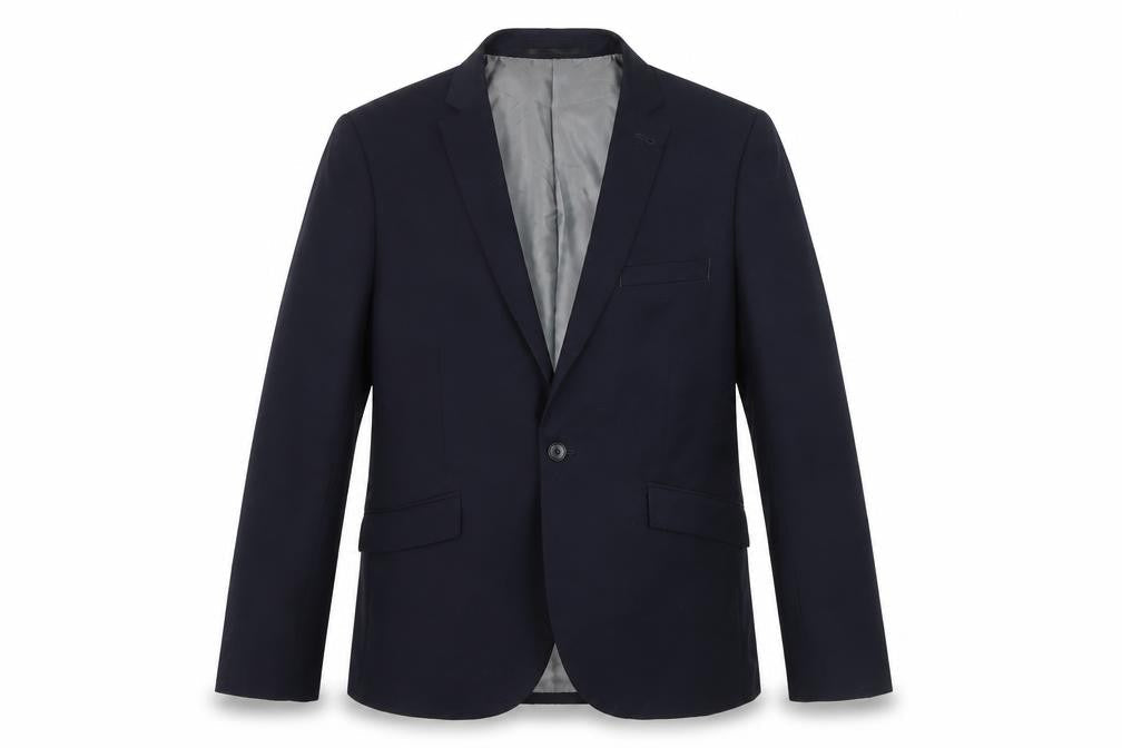 Topman Men's Blue Slim Blazer Size 40