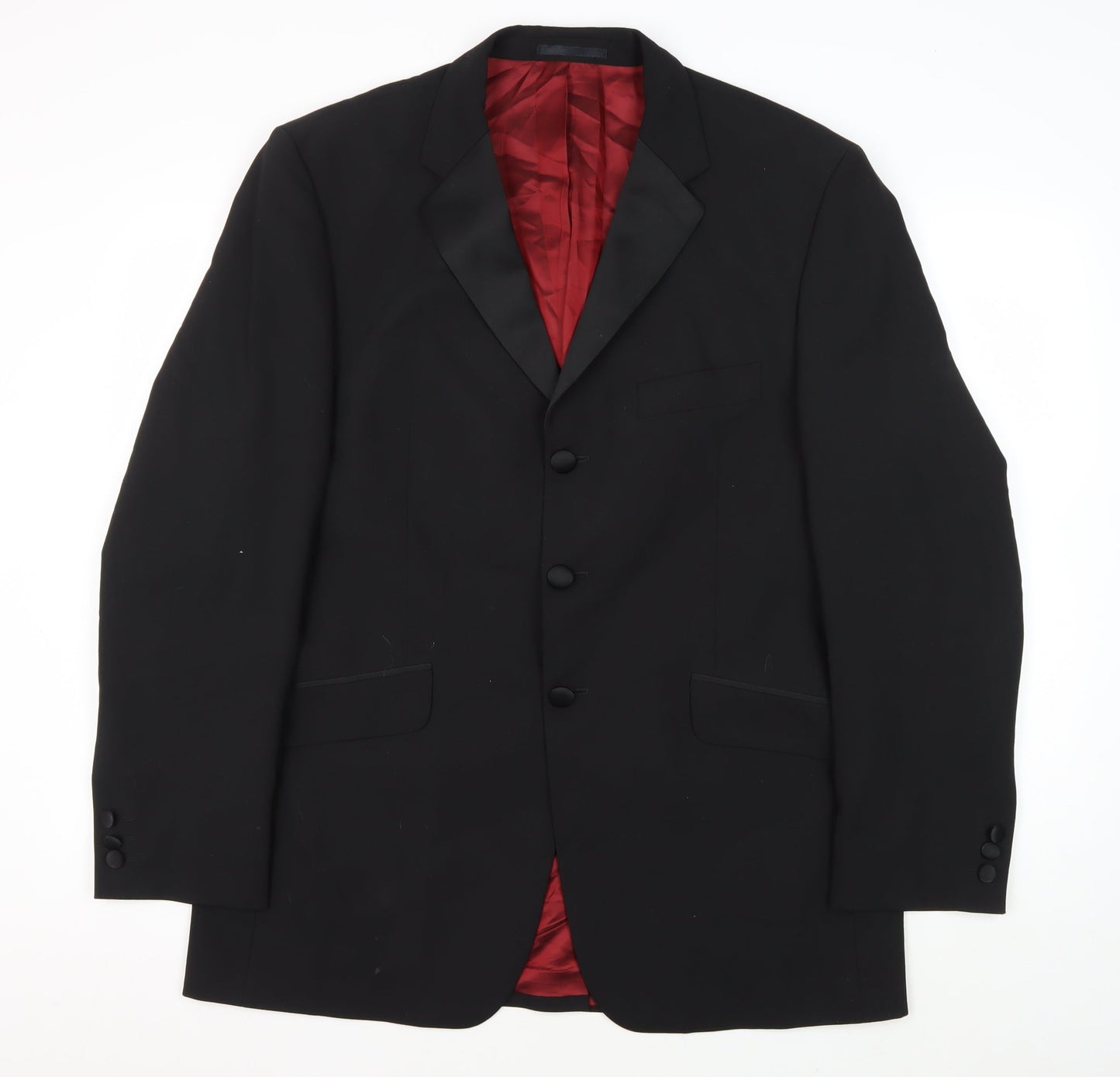 Burton Men's Black Tuxedo Blazer, 42 Regular Fit