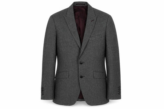 Burton Menswear London Grey Slim Fit Blazer 36S