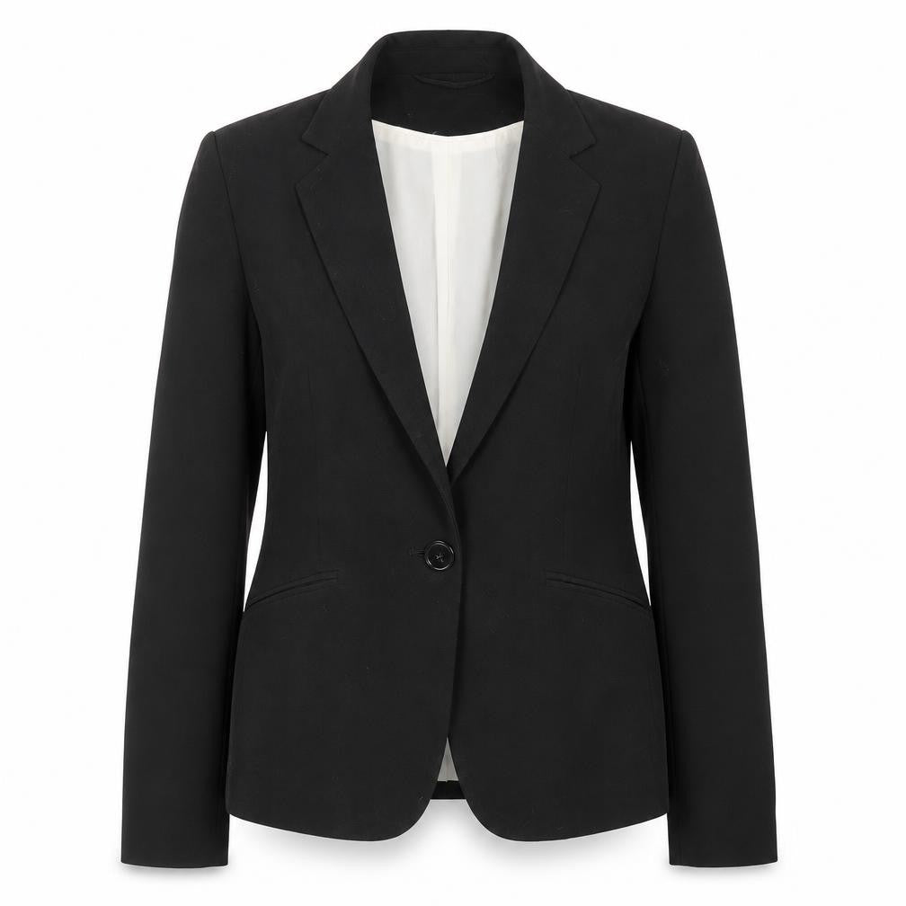H&M Women's Black Blazer Size 10 Regular Fit