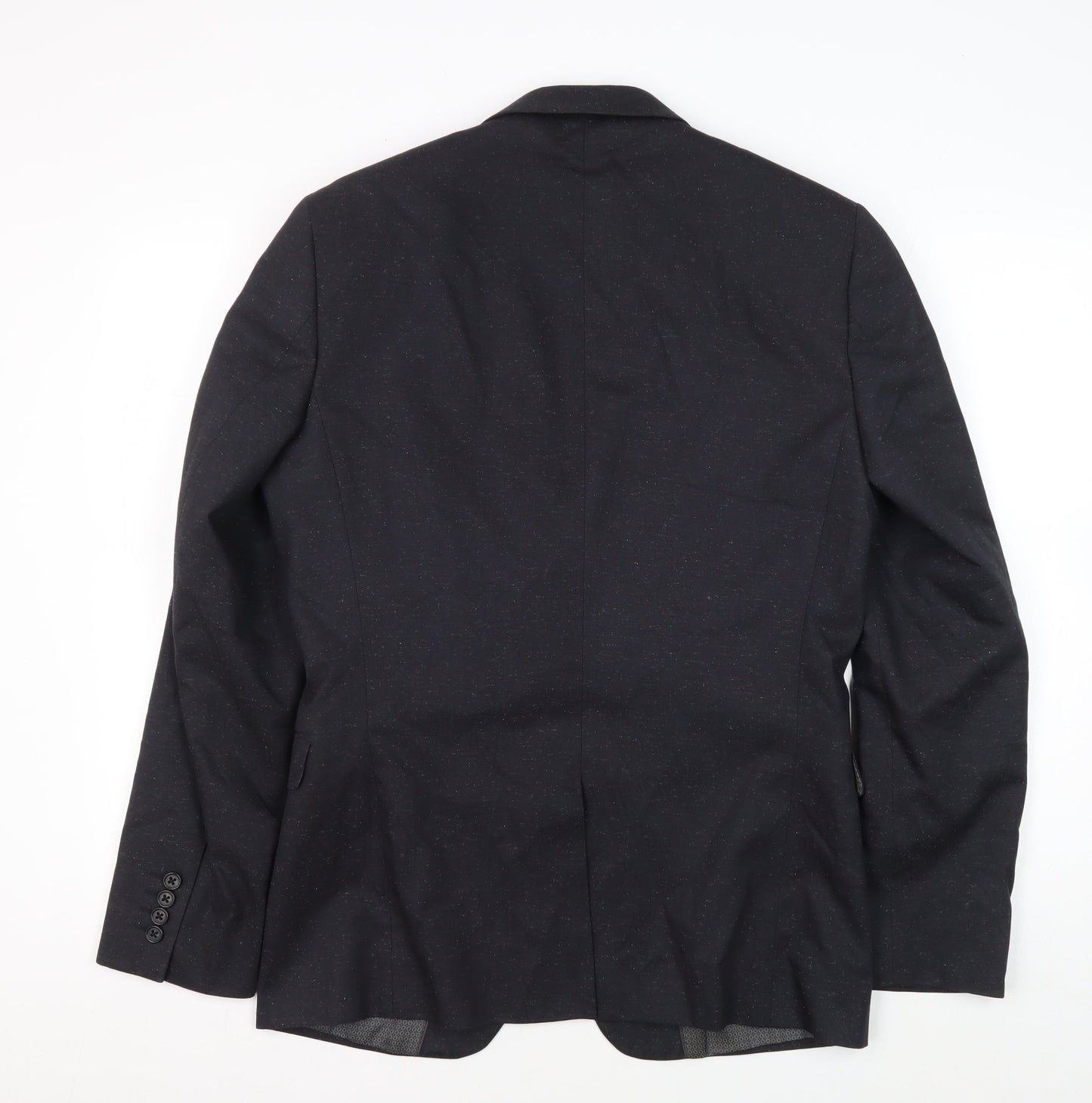 Next Men's Black Slim Fit Blazer Jacket 38R
