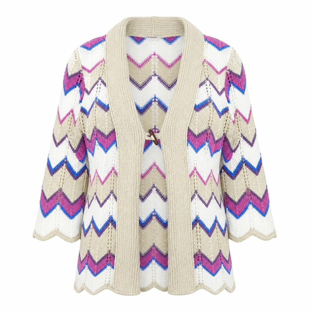 Damart Women's Multicoloured Cardigan M