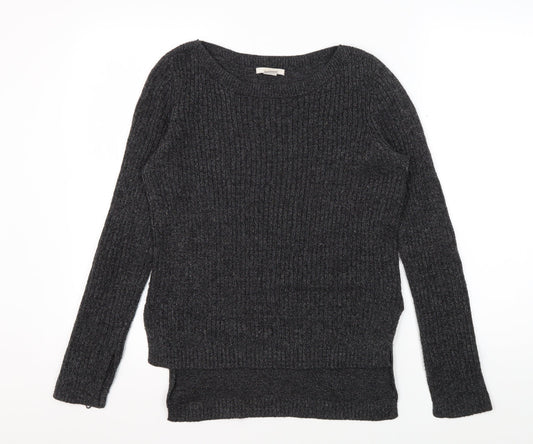 H&M Women's Grey Knit Pullover Jumper XS