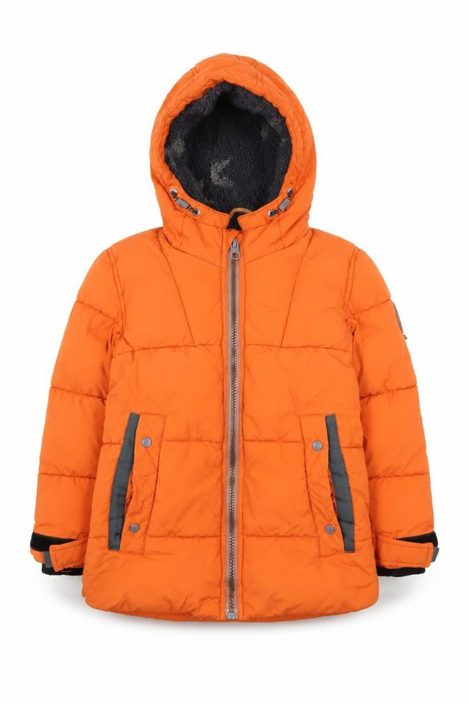 Next Boys Orange Puffer Jacket, 4 Years, Winter Essential, Hooded
