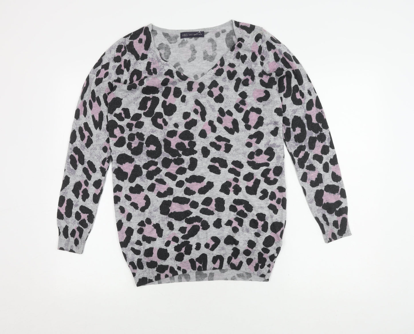 Marks and Spencer Women's Multicoloured Pullover Jumper Size 12