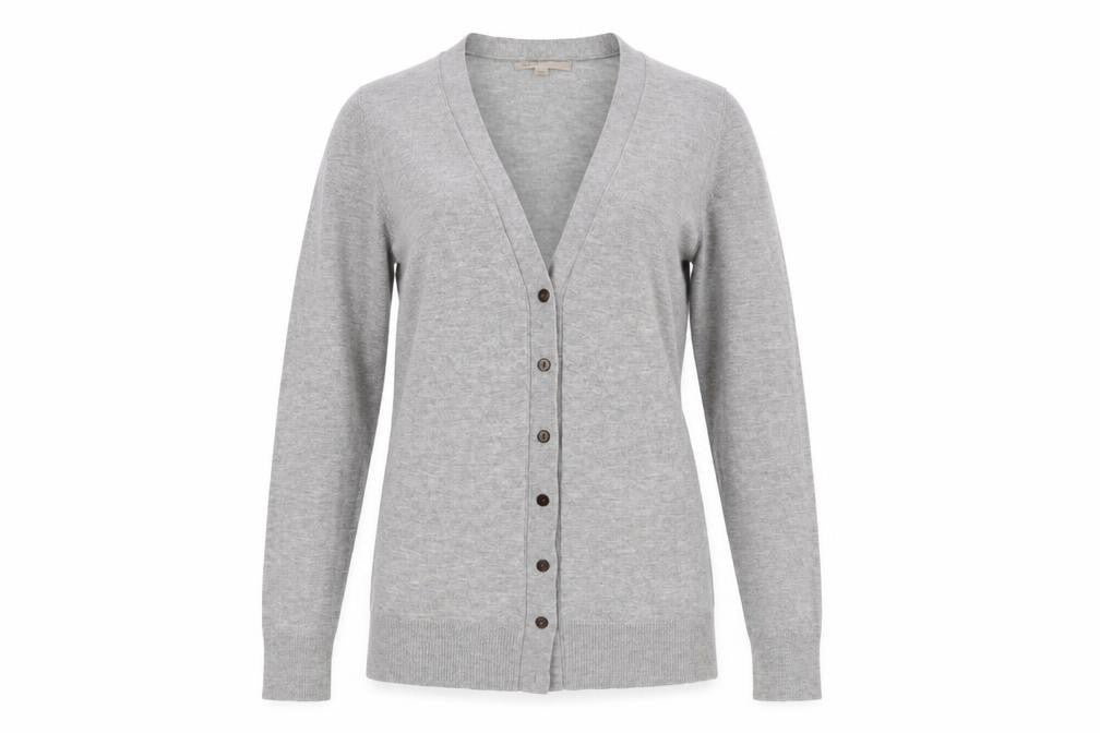 Gap Women's Grey Cardigan V-Neck S