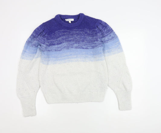 Per Una Women's Multicoloured Crew Neck Jumper Size 12