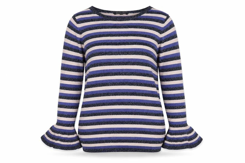 Bonmarché Women's Multicoloured Striped Pullover Jumper